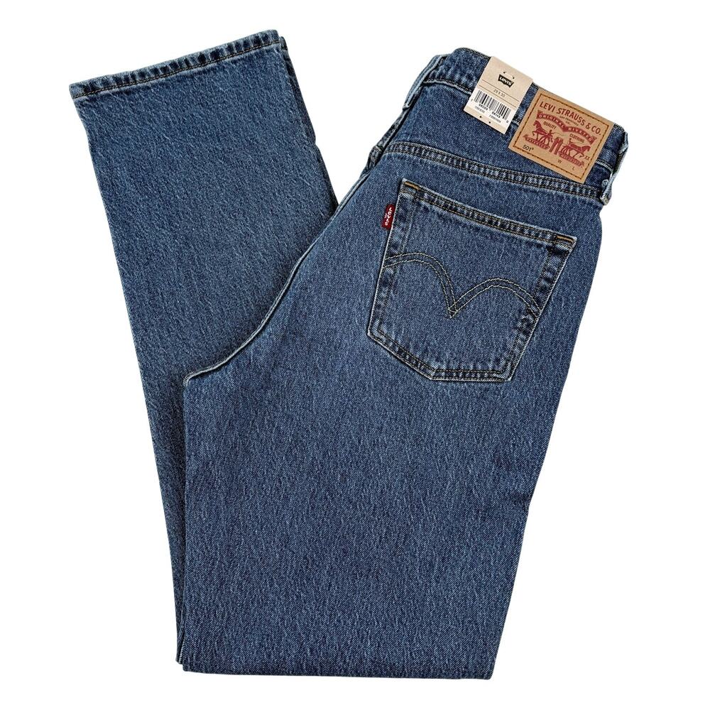 Levi’s 501 Original High Rise Straight Jeans 29x30 NWT Classic Denim